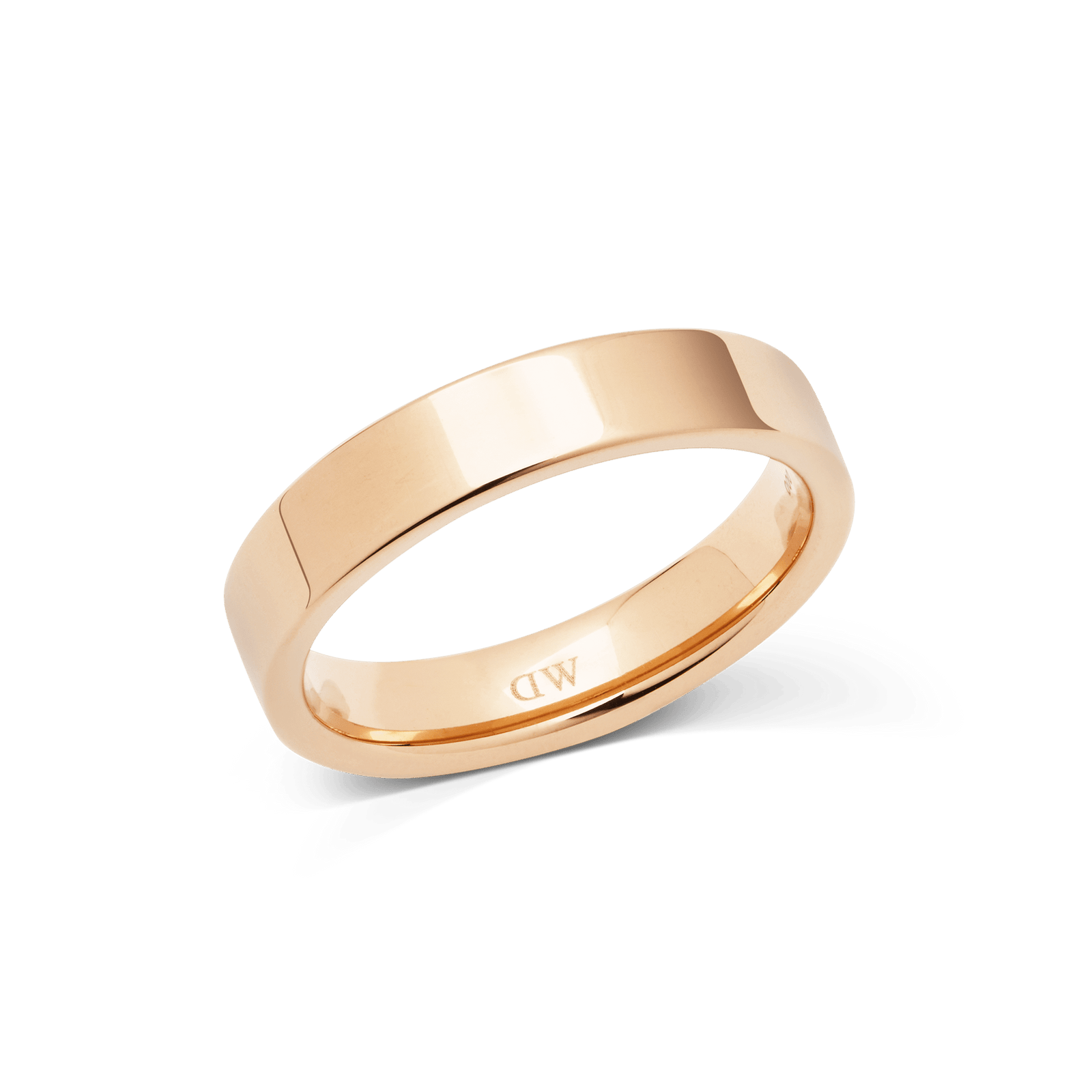 Daniel Wellington Line Ring Polished Rose Gold 4.5mm - B & S Lyncris Jewellers