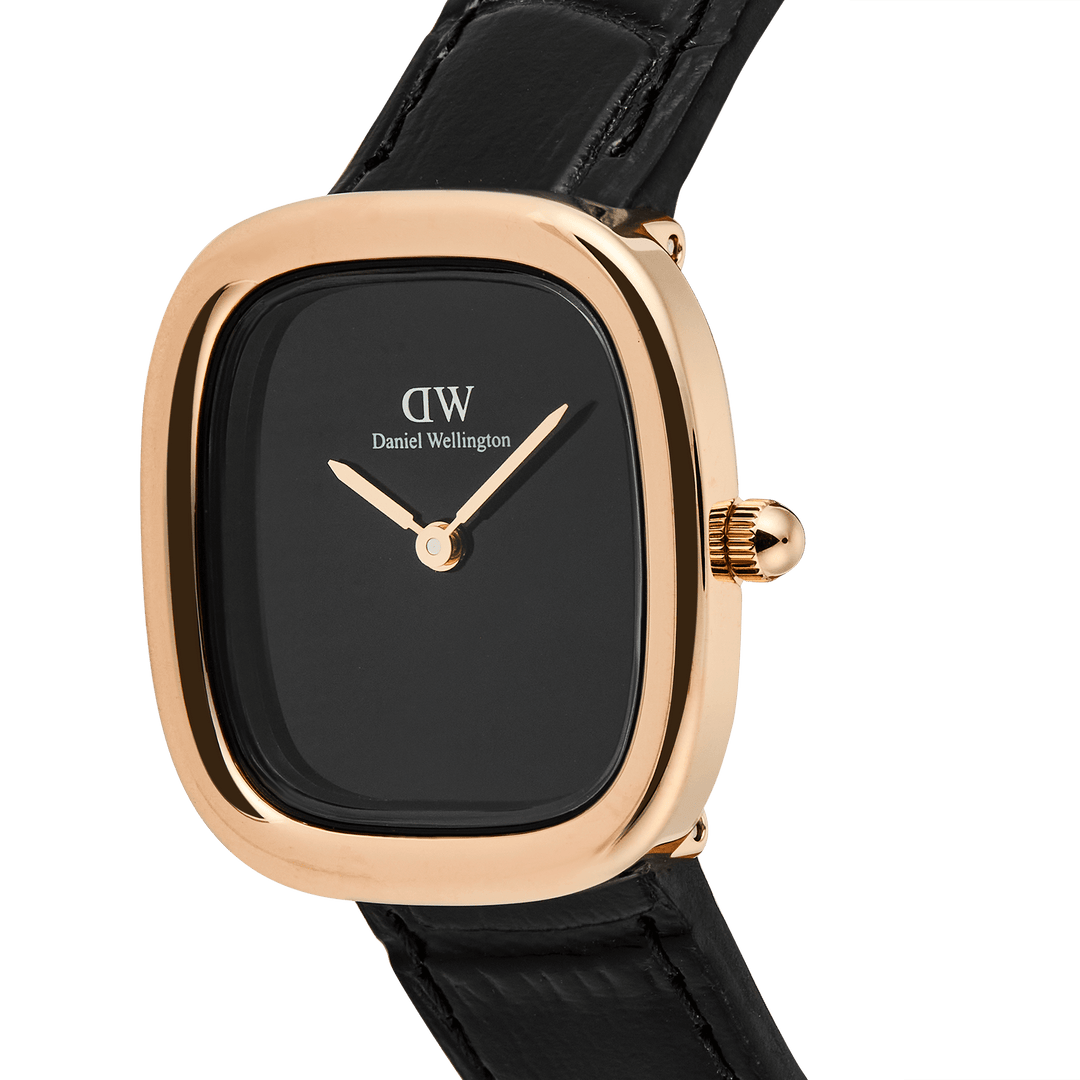 Daniel Wellington Margot Reading Onyx Ceramic Rose Gold