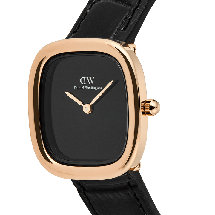 Daniel Wellington Margot Reading Onyx Ceramic Rose Gold