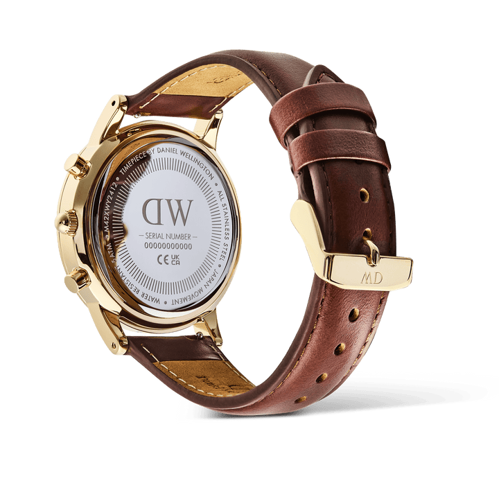 Daniel Wellington Iconic Chronograph St Mawes Arctic Panda Gold