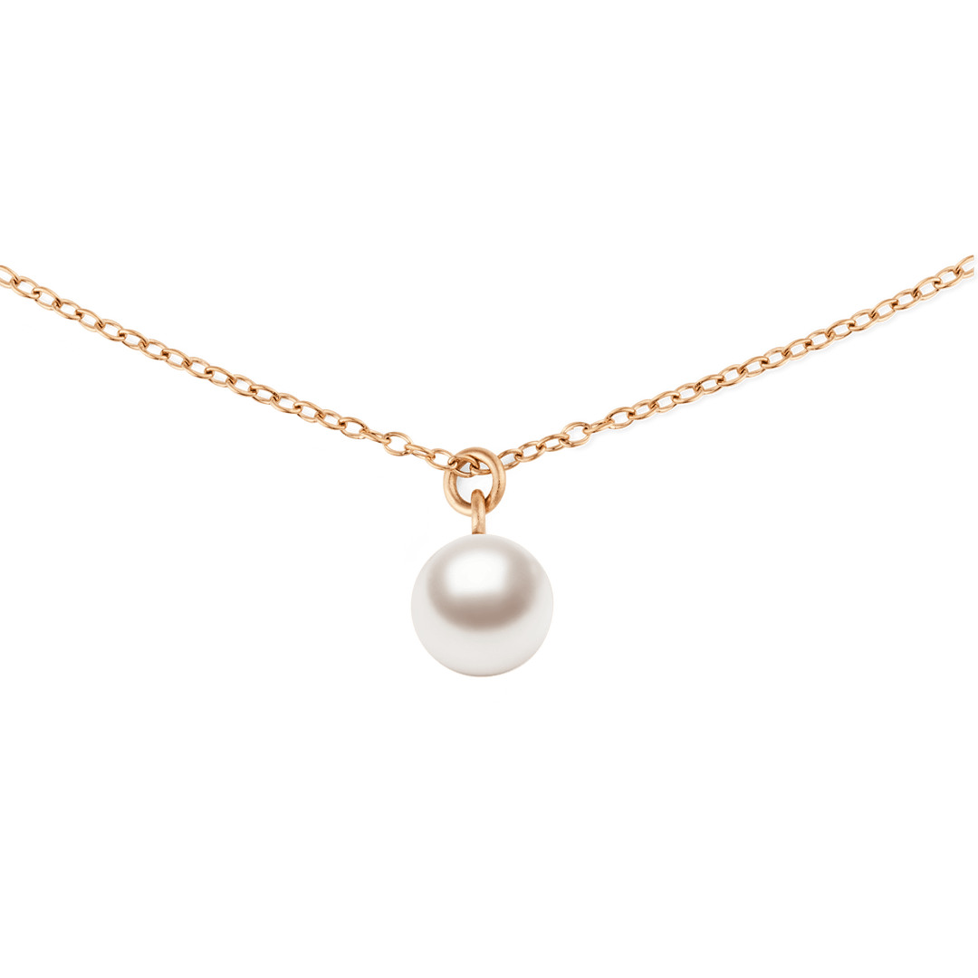 Daniel Wellington Pearl Necklace Rose Gold - B &amp; S Lyncris Jewellers