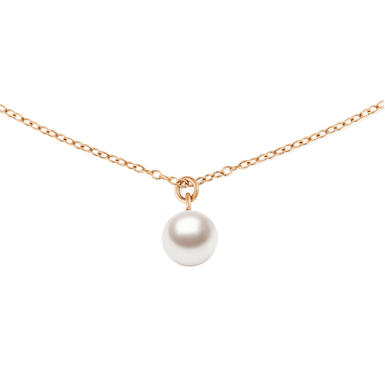 Daniel Wellington Pearl Necklace Rose Gold - B & S Lyncris Jewellers