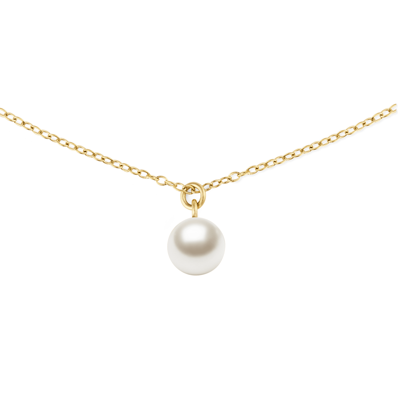 Daniel Wellington Pearl Necklace Gold - B & S Lyncris Jewellers