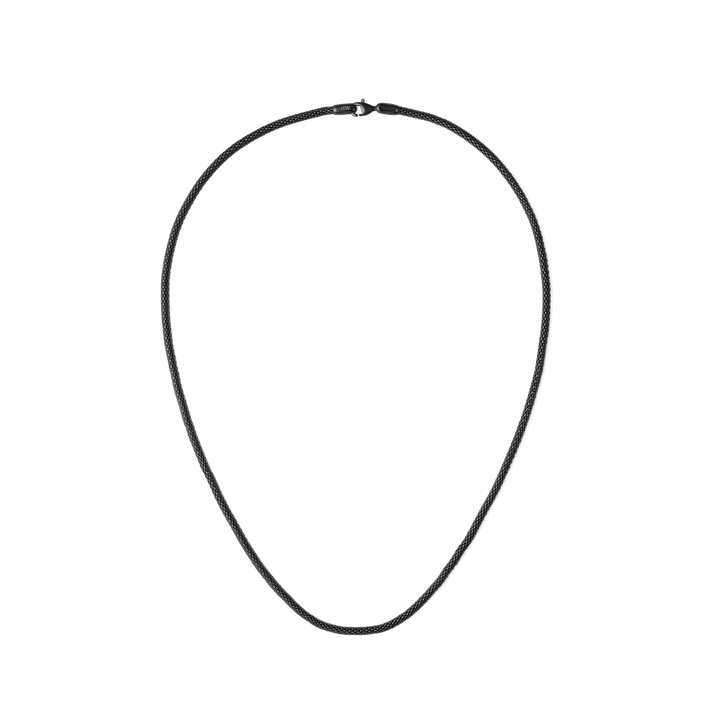 Daniel Wellington Tide Mesh Necklace Black 2.8