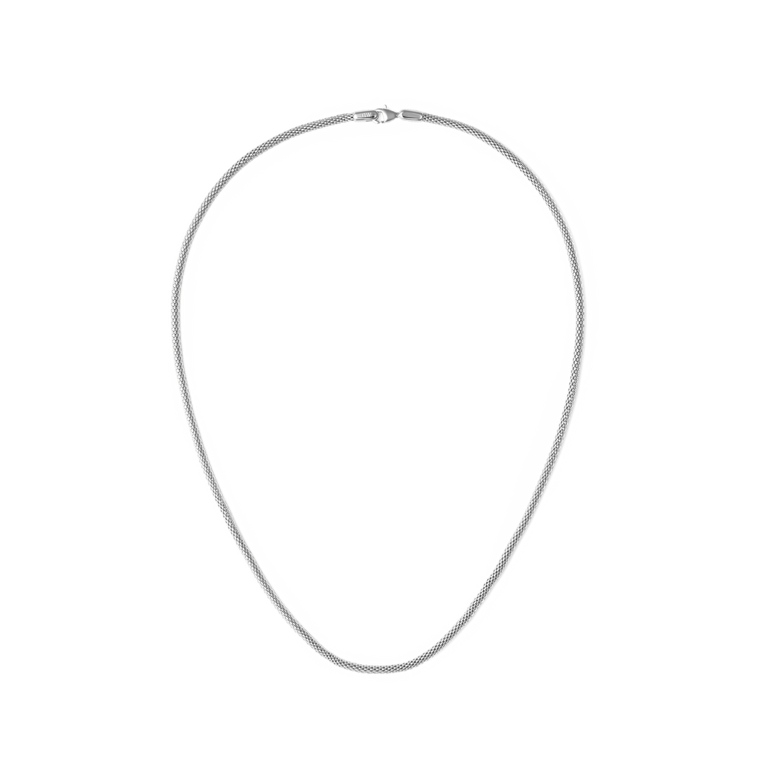 Daniel Wellington Tide Mesh Necklace Silver 2.8