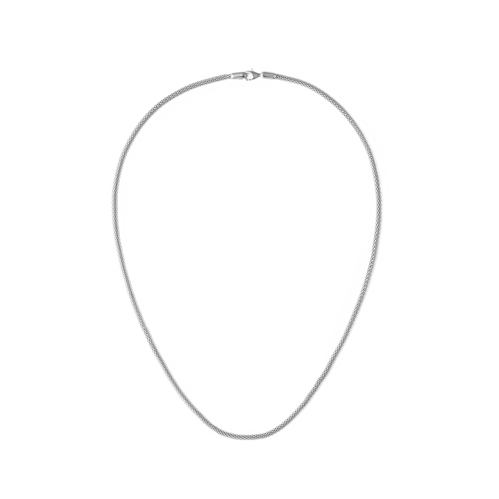 Daniel Wellington Tide Mesh Necklace Silver 2.8