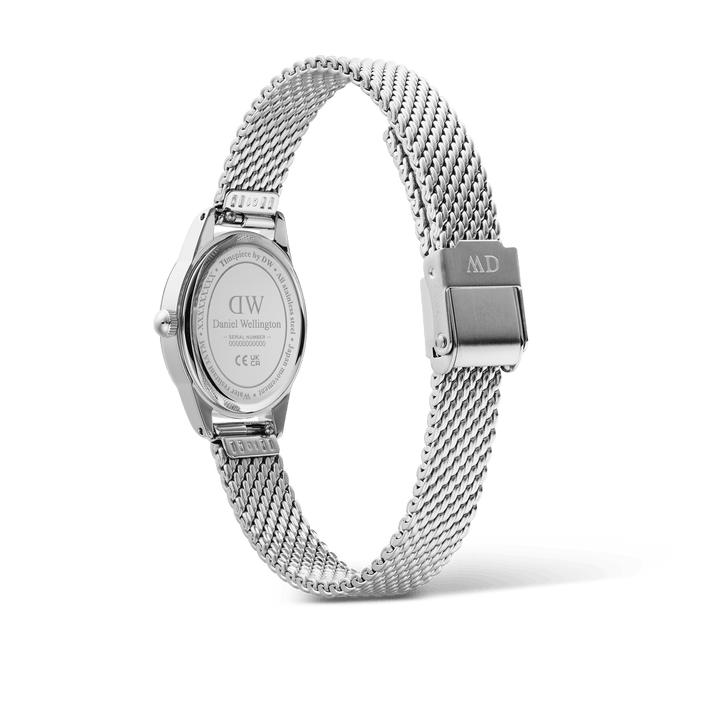 Daniel Wellington Ophelia Mini Mesh White Silver - B &amp; S Lyncris Jewellers