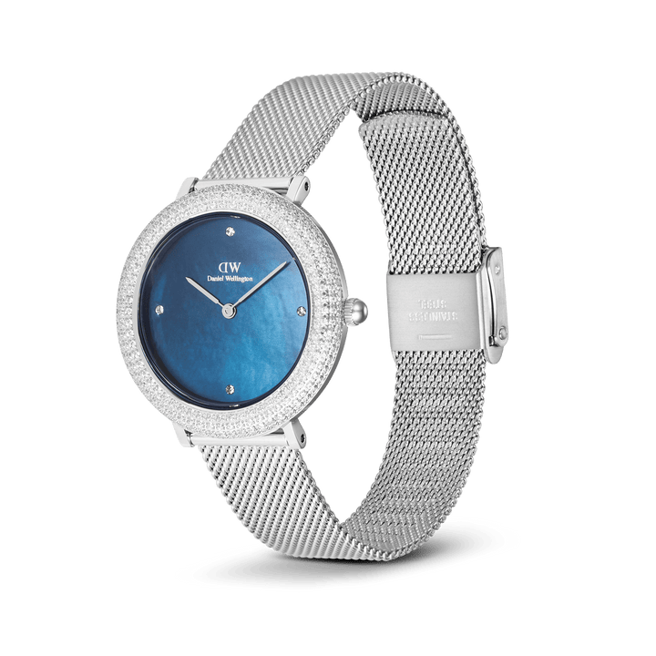 Daniel Wellington Crystalline Bezel Sterling Blue Watch
