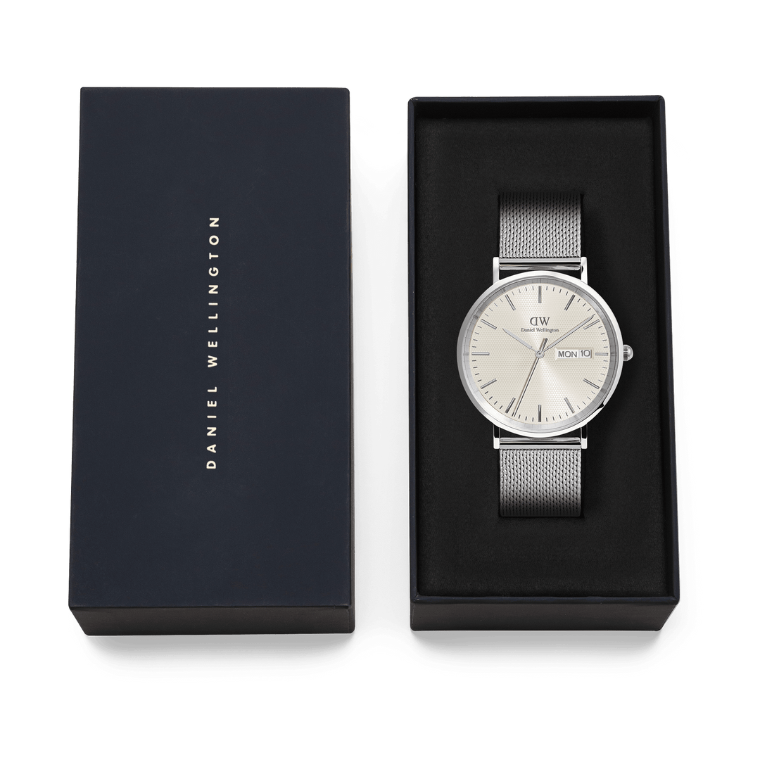 Daniel Wellington Classic Day Display Sterling Champagne Watch