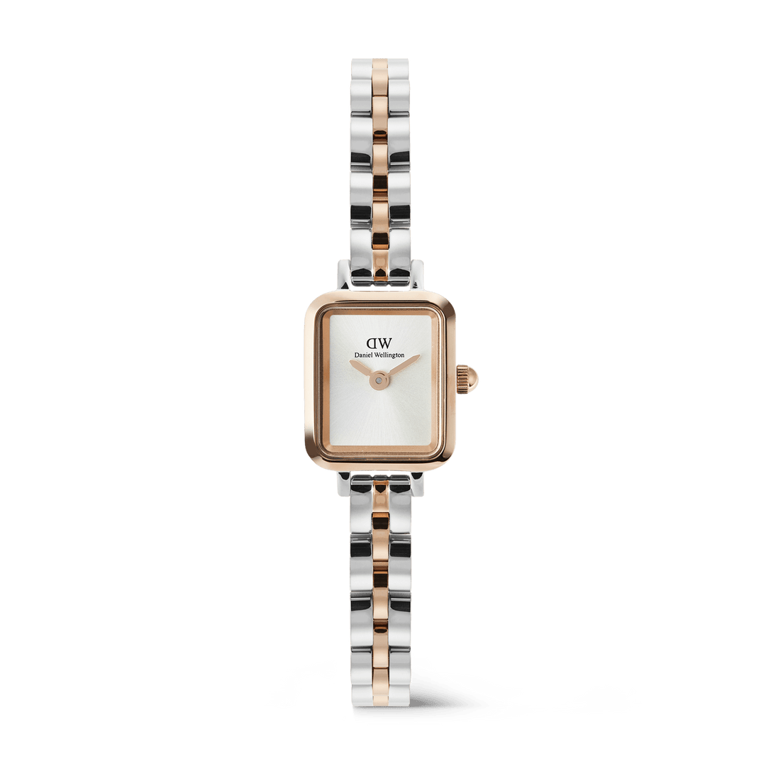 Daniel Wellington Quadro Mini Arch 3-Link Two Tone Rose Gold