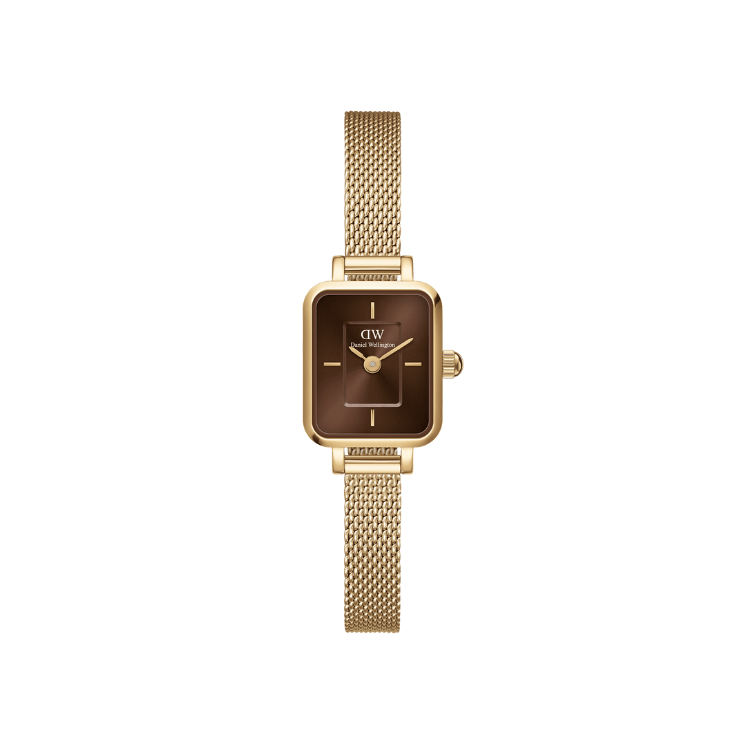 Daniel Wellington Quadro Mini Evergold Amber Watch