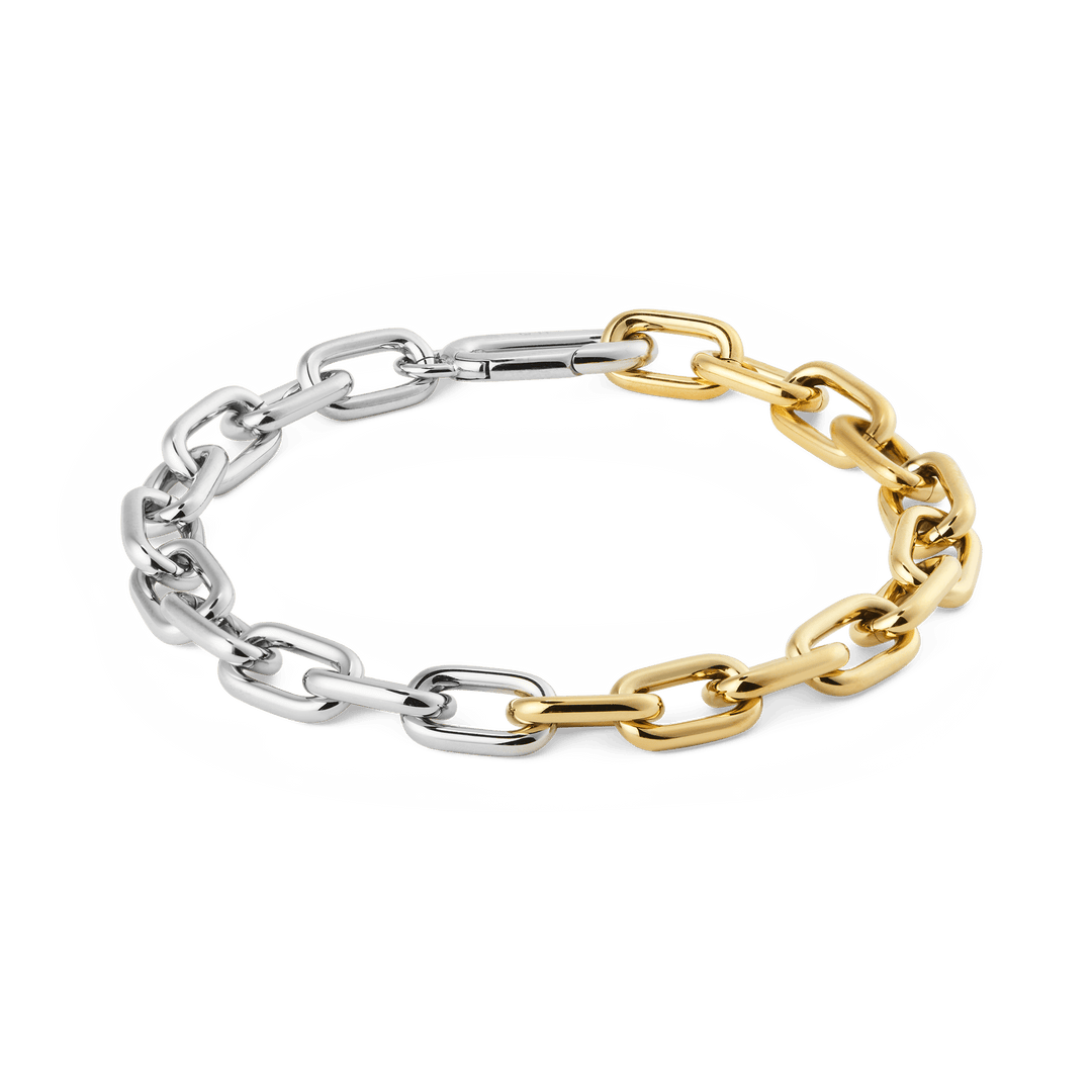 Daniel Wellington Contrast Link Bracelet Two Tone Gold - B &amp; S Lyncris Jewellers