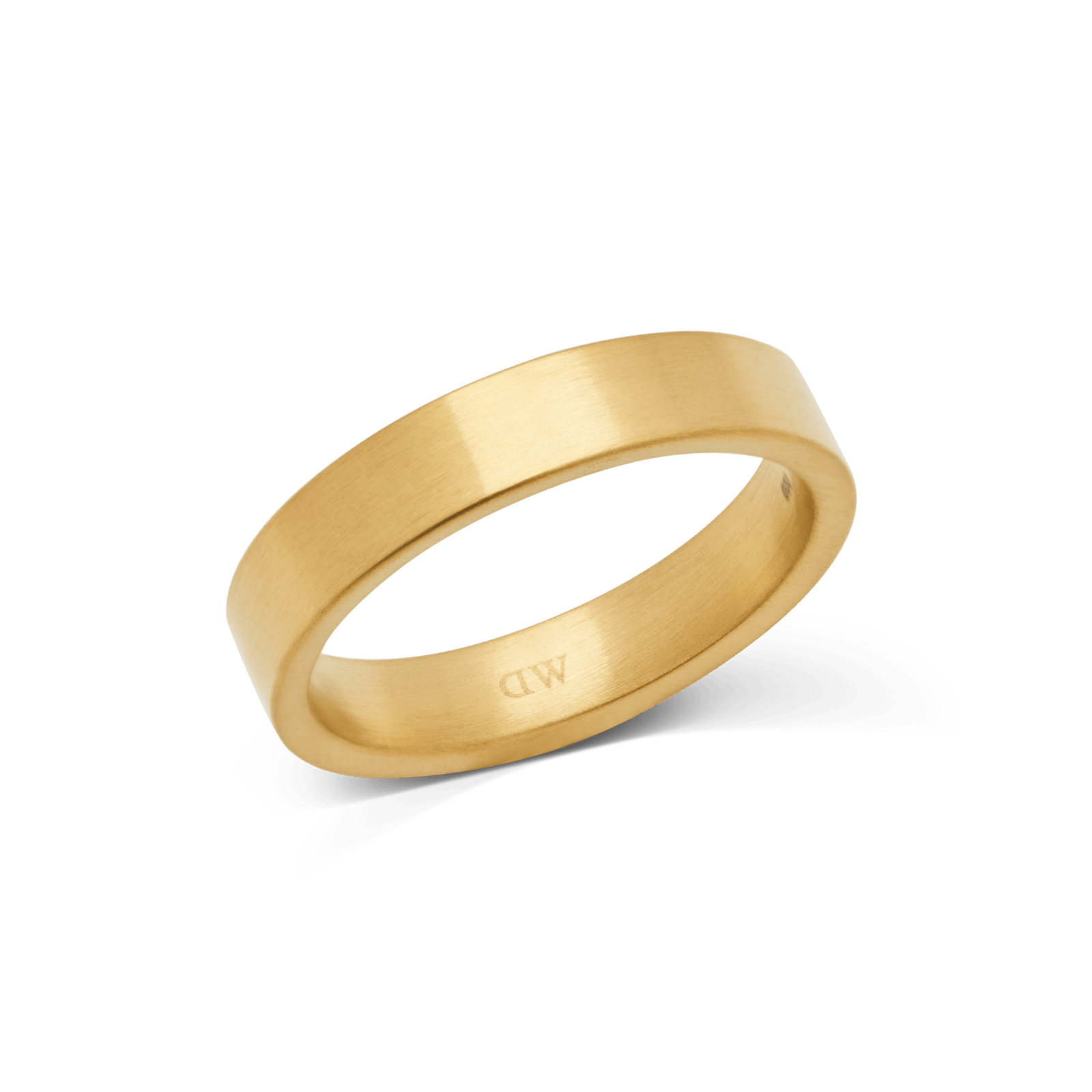 Daniel Wellington Line Ring Brushed Gold 4.5mm - B & S Lyncris Jewellers