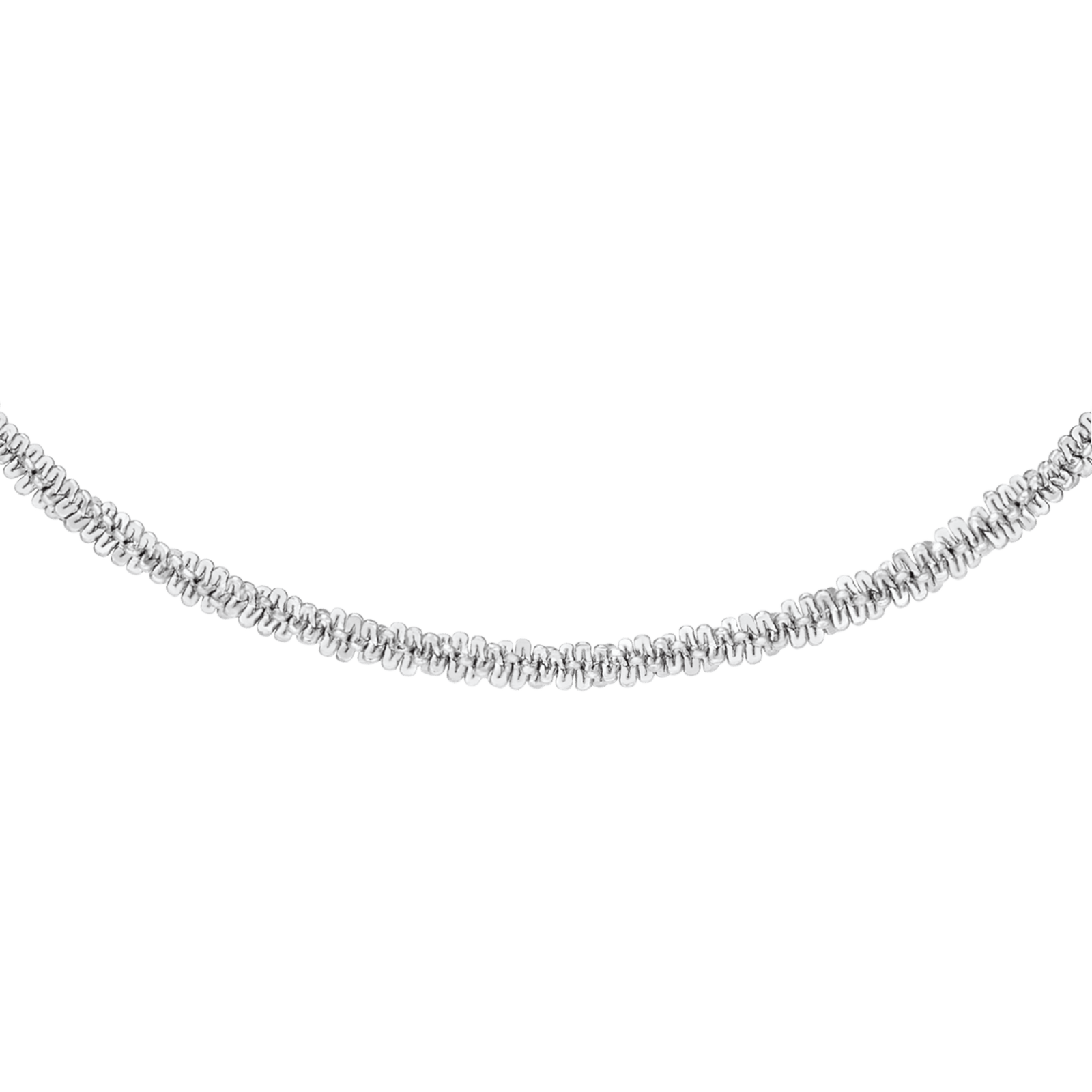 Daniel Wellington Elan Twisted Chain Necklace Short Silver - B & S Lyncris Jewellers