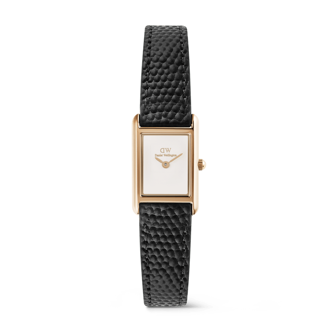 Daniel Wellington Bound Mini Black Lizard Rose Gold