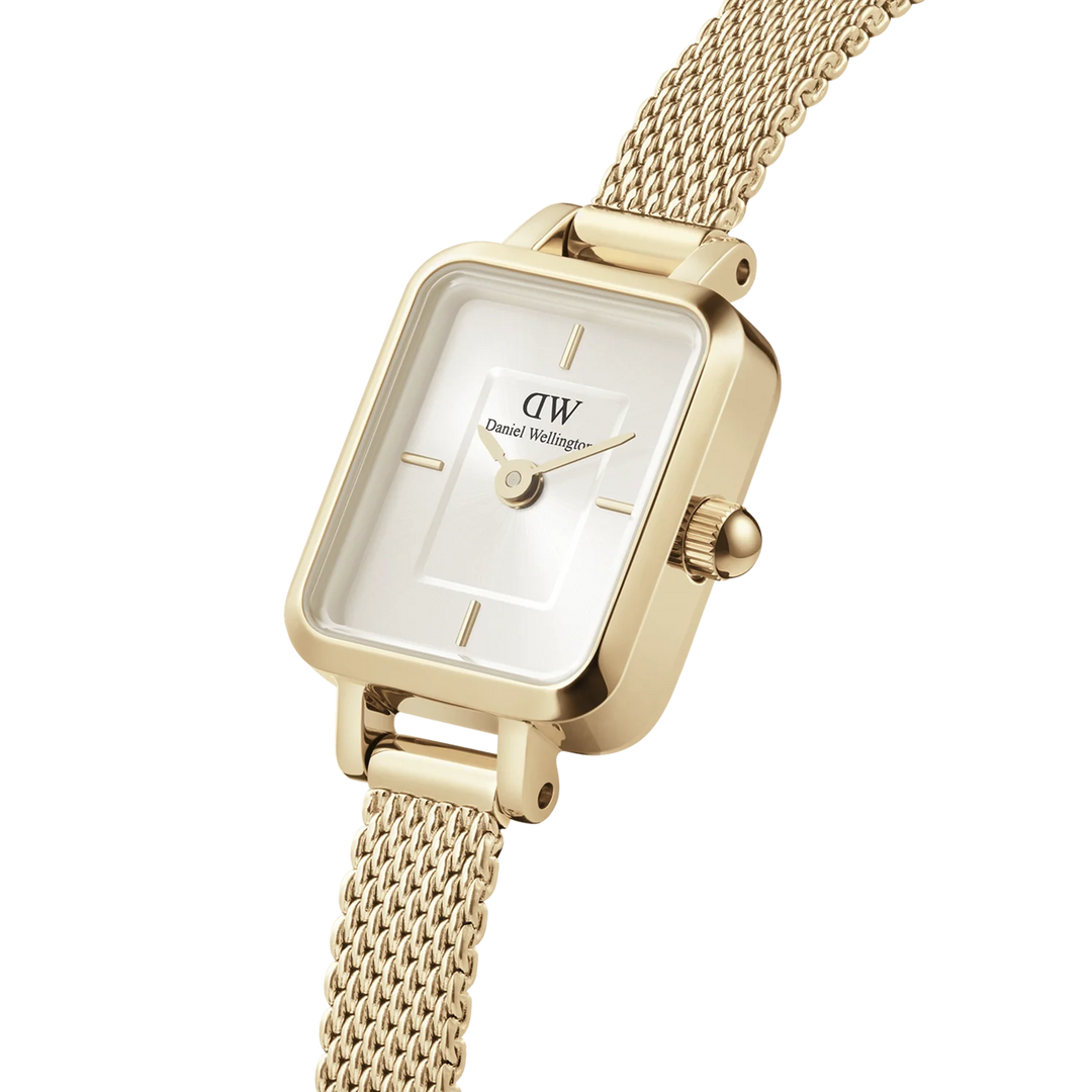 Daniel Wellington Quadro Mini Evergold Champagne Watch