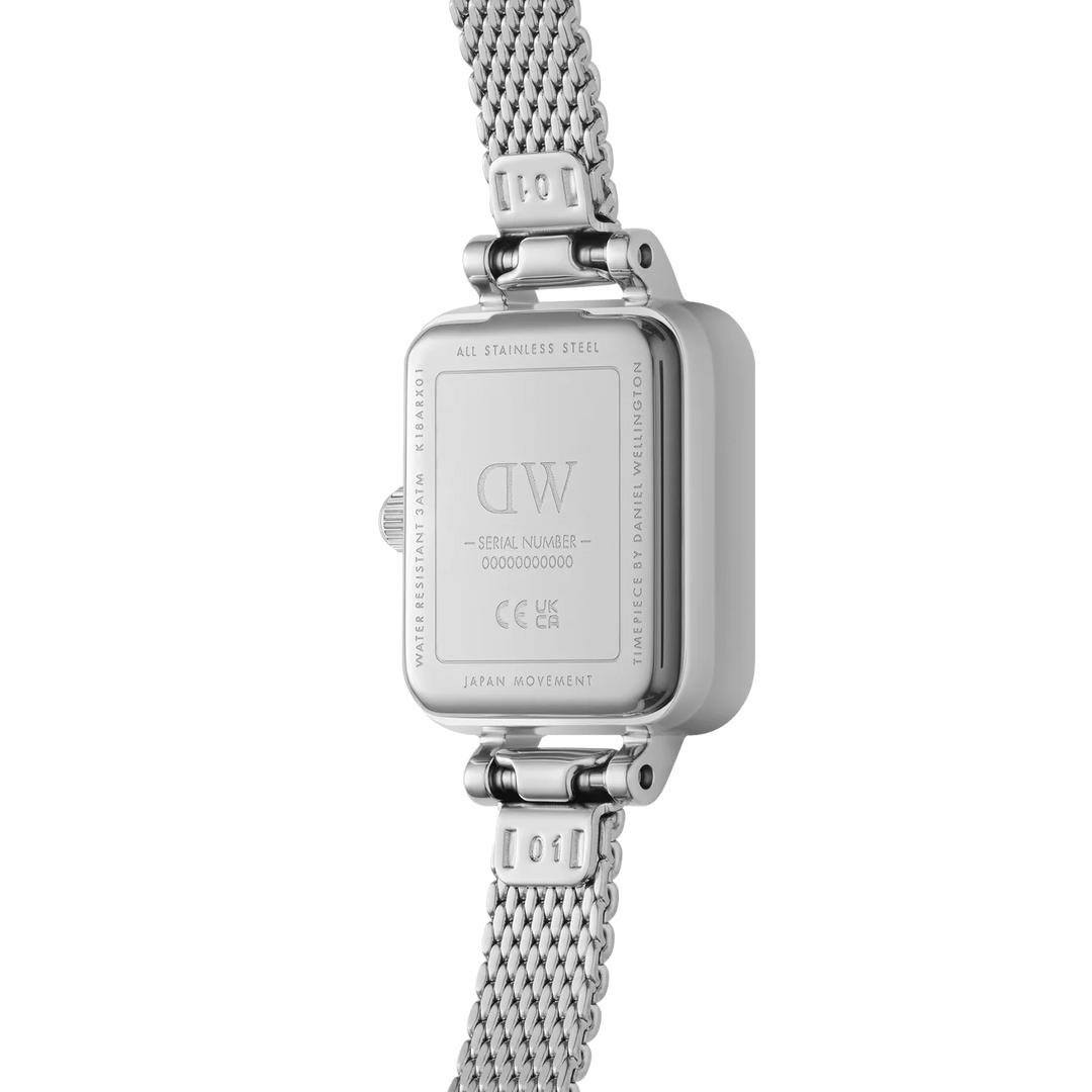 Daniel Wellington Quadro Mini 15x18 Sterling S White Watch