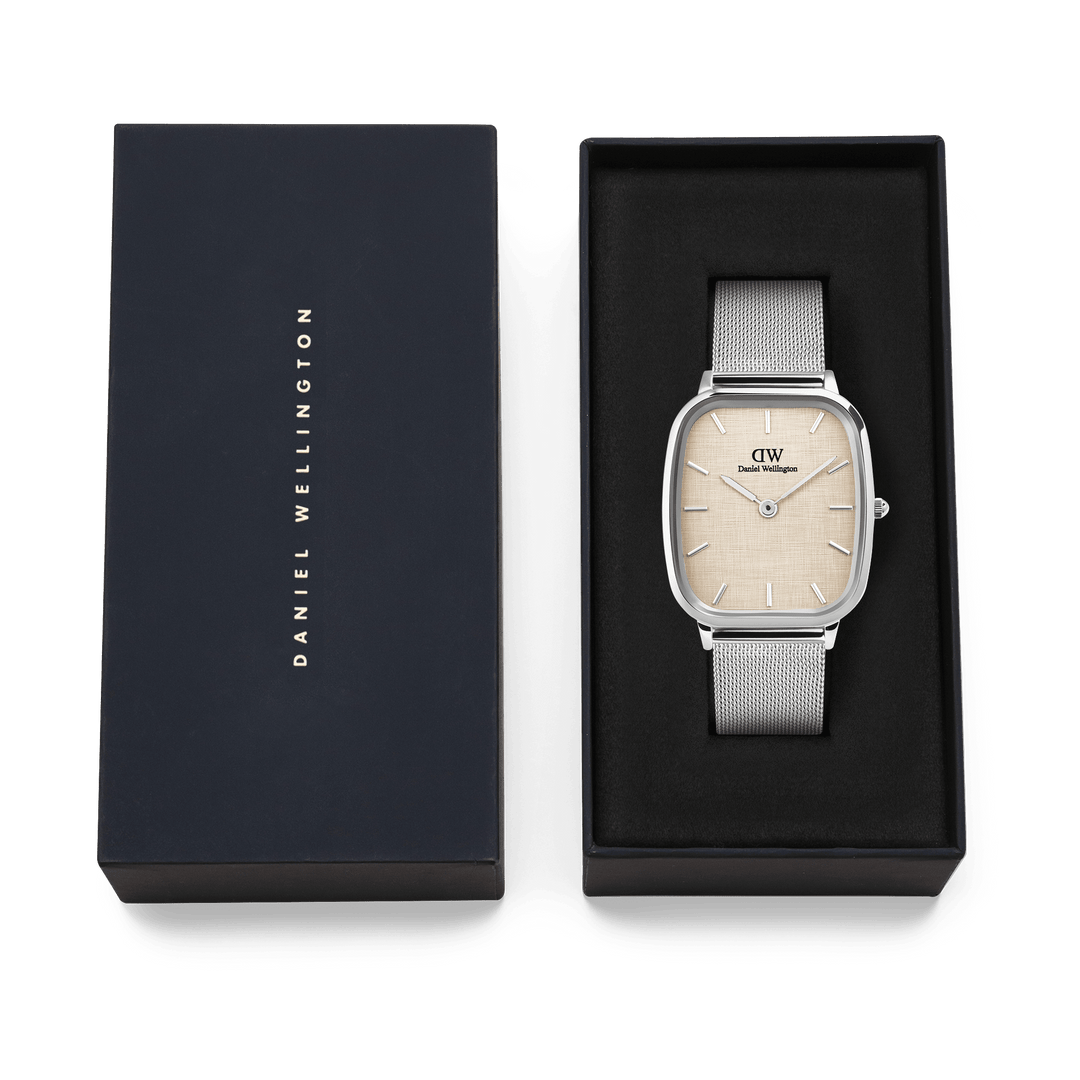 Daniel Wellington Marlon Sterling Linen Watch