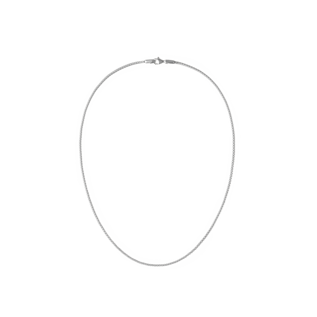 Daniel Wellington Tide Mesh Necklace Silver 1.8