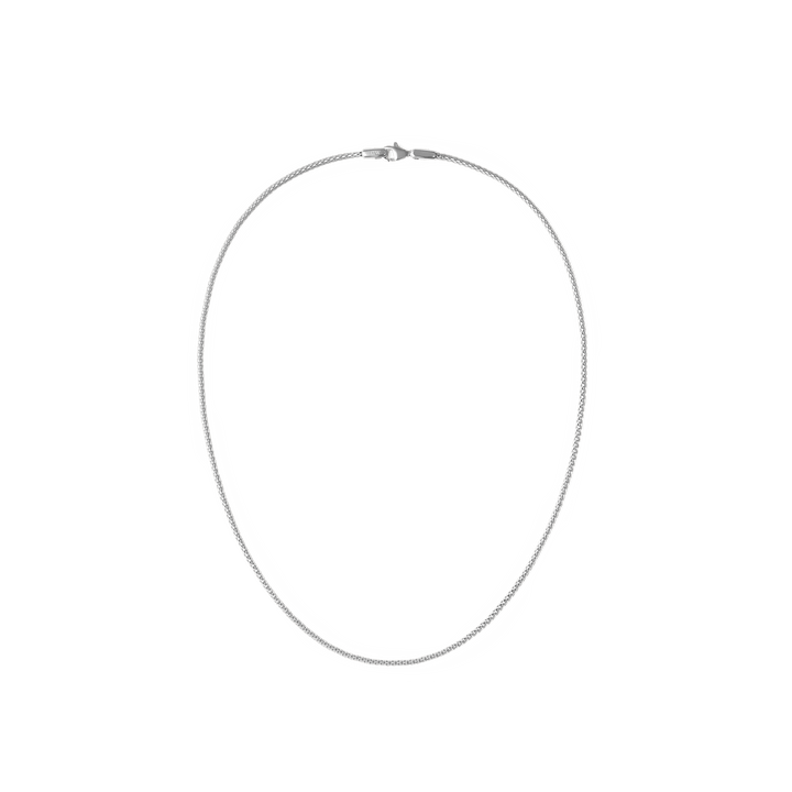 Daniel Wellington Tide Mesh Necklace Silver 1.8
