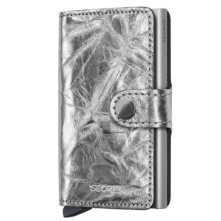 SECRID Miniwallet Crunch Silver Leather SC0522