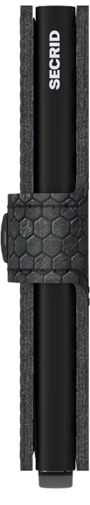 SECRID Miniwallet Hexagon Black RFID Wallet SC4260
