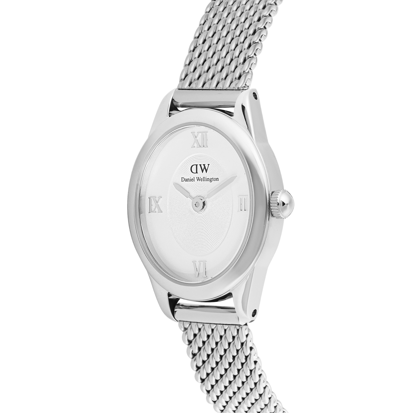 Daniel Wellington Ophelia Mini Mesh White Silver - B & S Lyncris Jewellers