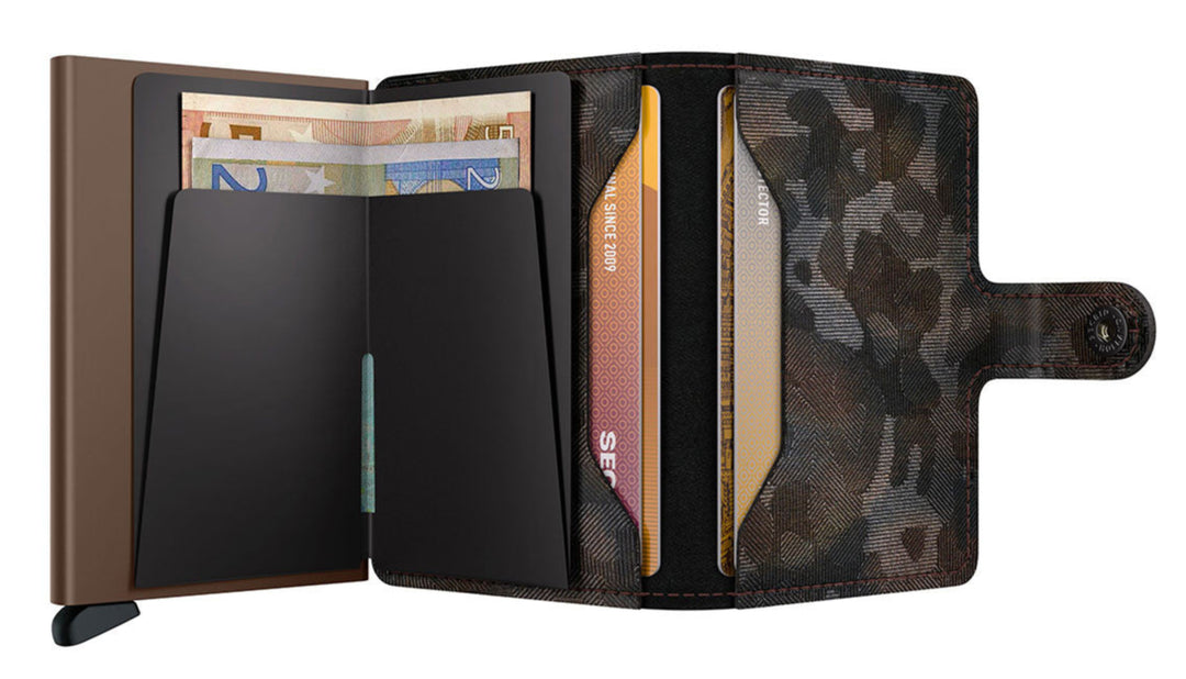 SECRID Miniwallet Jungle Brown Leather SC0584