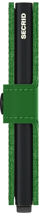SECRID Miniwallet Matte Bright Green Leather SC4536