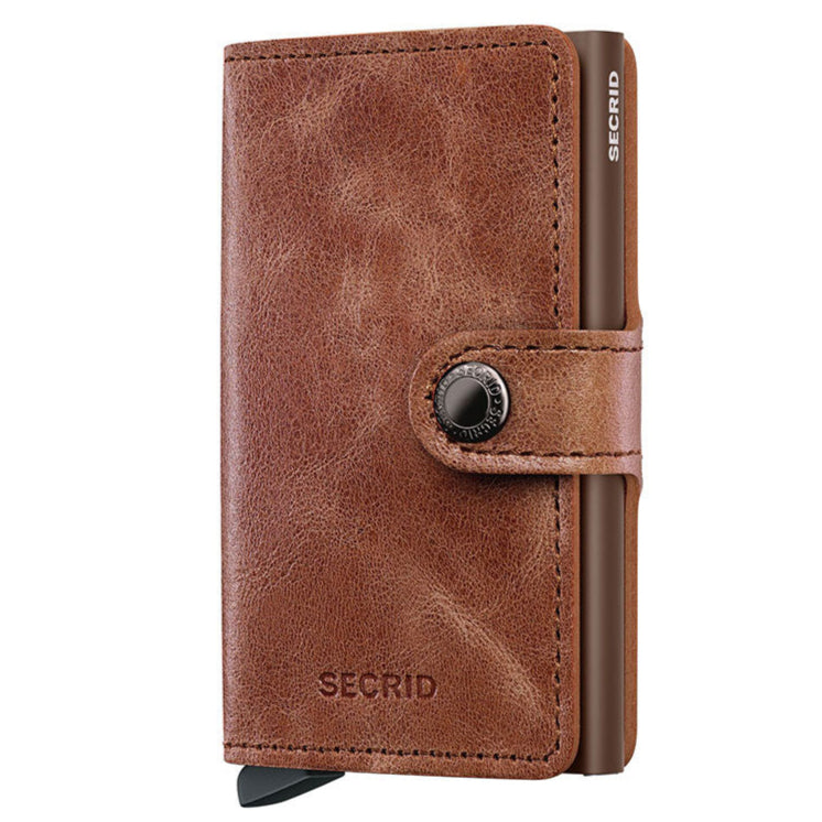 SECRID Miniwallet Vintage Cognac Brown Leather SC0669 - B & S Lyncris Jewellers