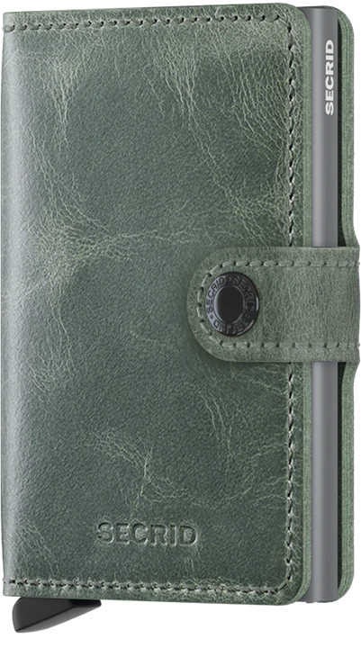 SECRID Miniwallet Vintage Sage Leather SC4574