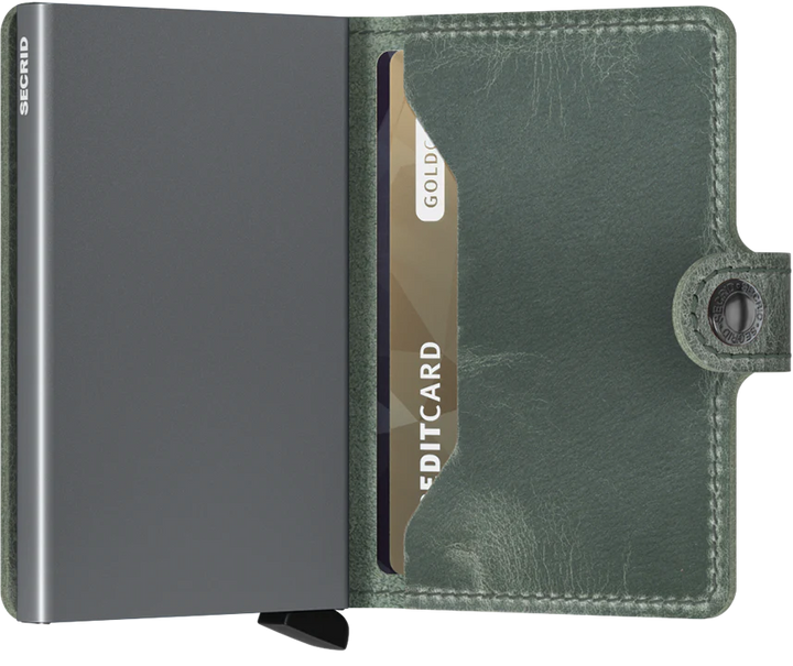 SECRID Miniwallet Vintage Sage Leather SC4574