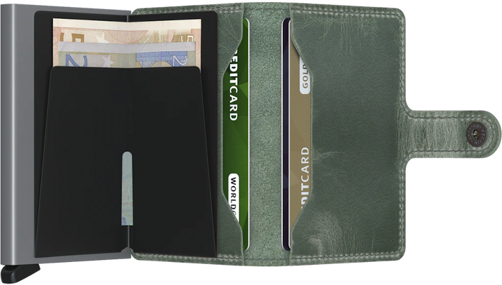 SECRID Miniwallet Vintage Sage Leather SC4574