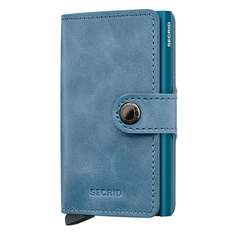 SECRID Miniwallet Vintage Teal Leather SC0461