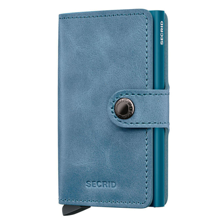 SECRID Miniwallet Vintage Teal Leather SC0461