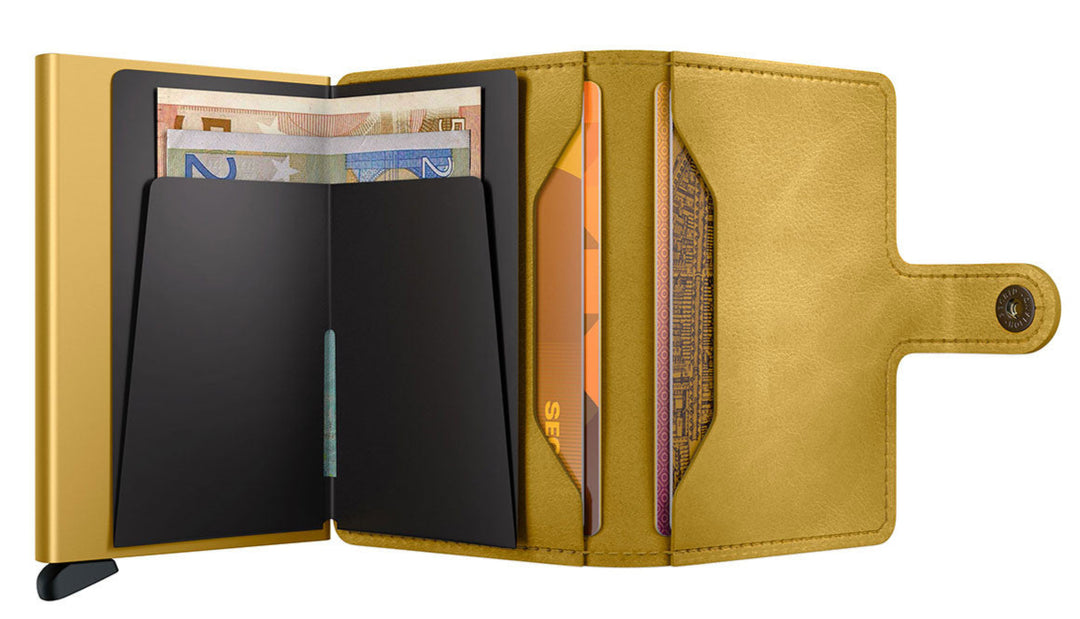 SECRID Miniwallet Vintage Yellow Leather SC0447