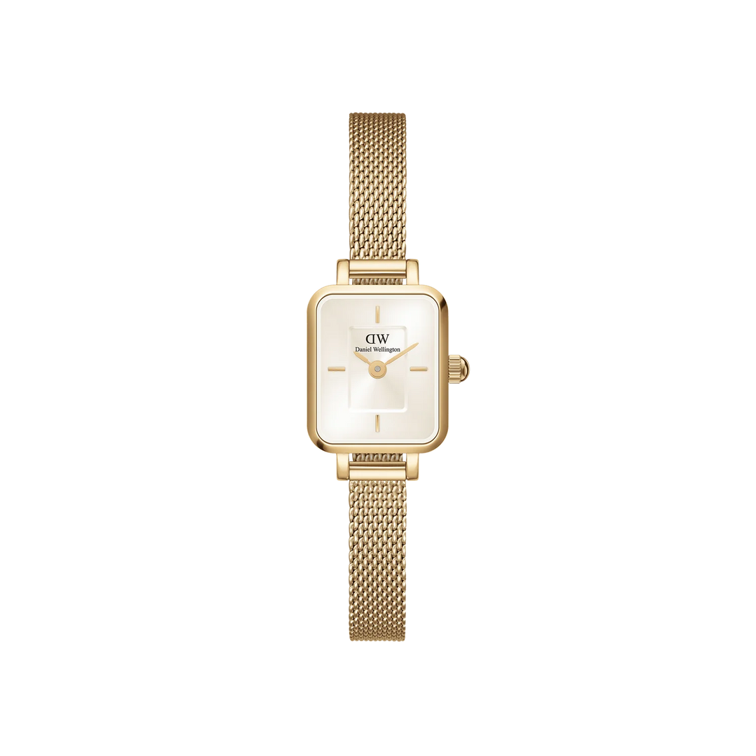 Daniel Wellington Quadro Mini Evergold Champagne Watch