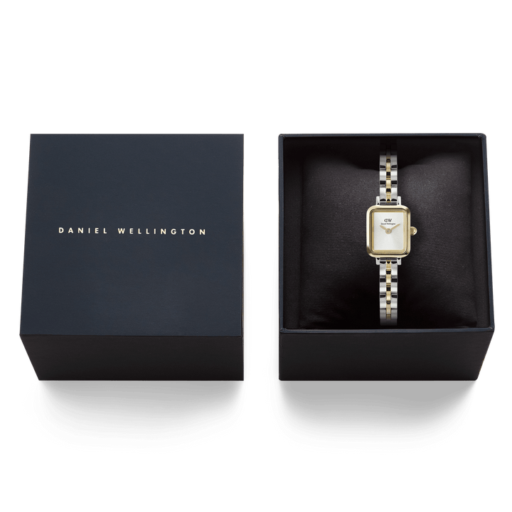 Daniel Wellington Quadro Mini Arch 3-Link Two Tone Gold