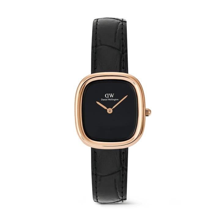Daniel Wellington Margot Reading Onyx Ceramic Rose Gold