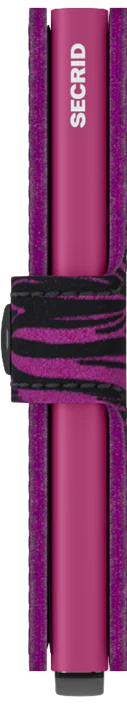 SECRID Miniwallet Zebra Fuchsia RFID Wallet SC4642