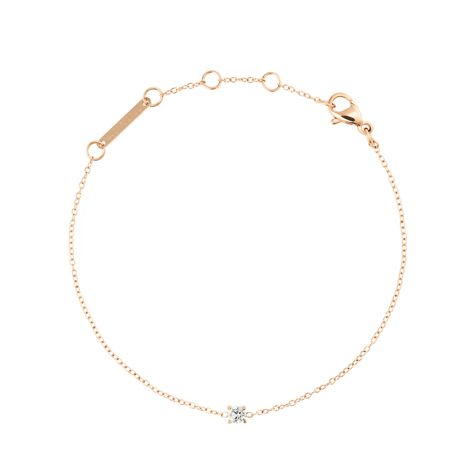 Daniel Wellington Mirelle Solitaire Bracelet Rose Gold - B & S Lyncris Jewellers