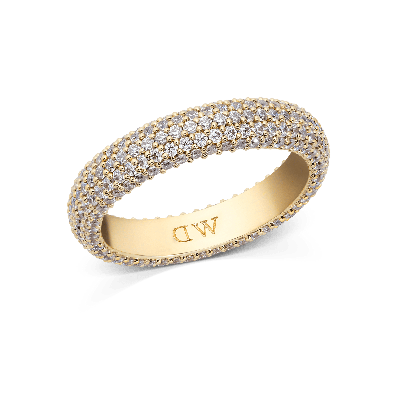 Daniel Wellington Pave Ring Gold 5 mm - B & S Lyncris Jewellers