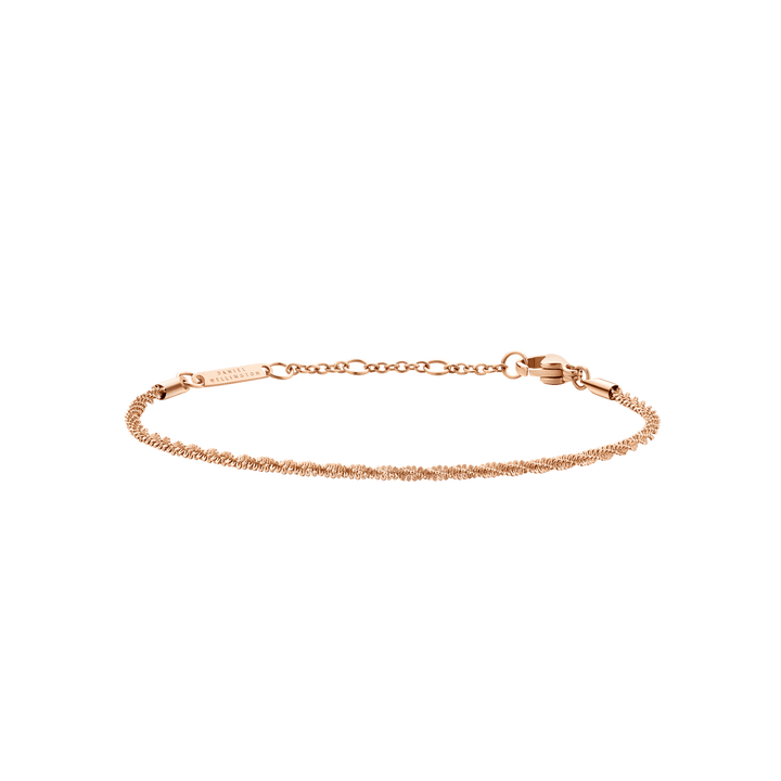 Daniel Wellington Elan Twisted Chain Bracelet Rose Gold