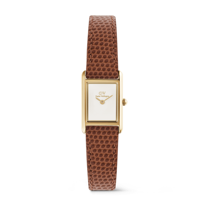 Daniel Wellington Bound Mini Light Brown Lizard Gold