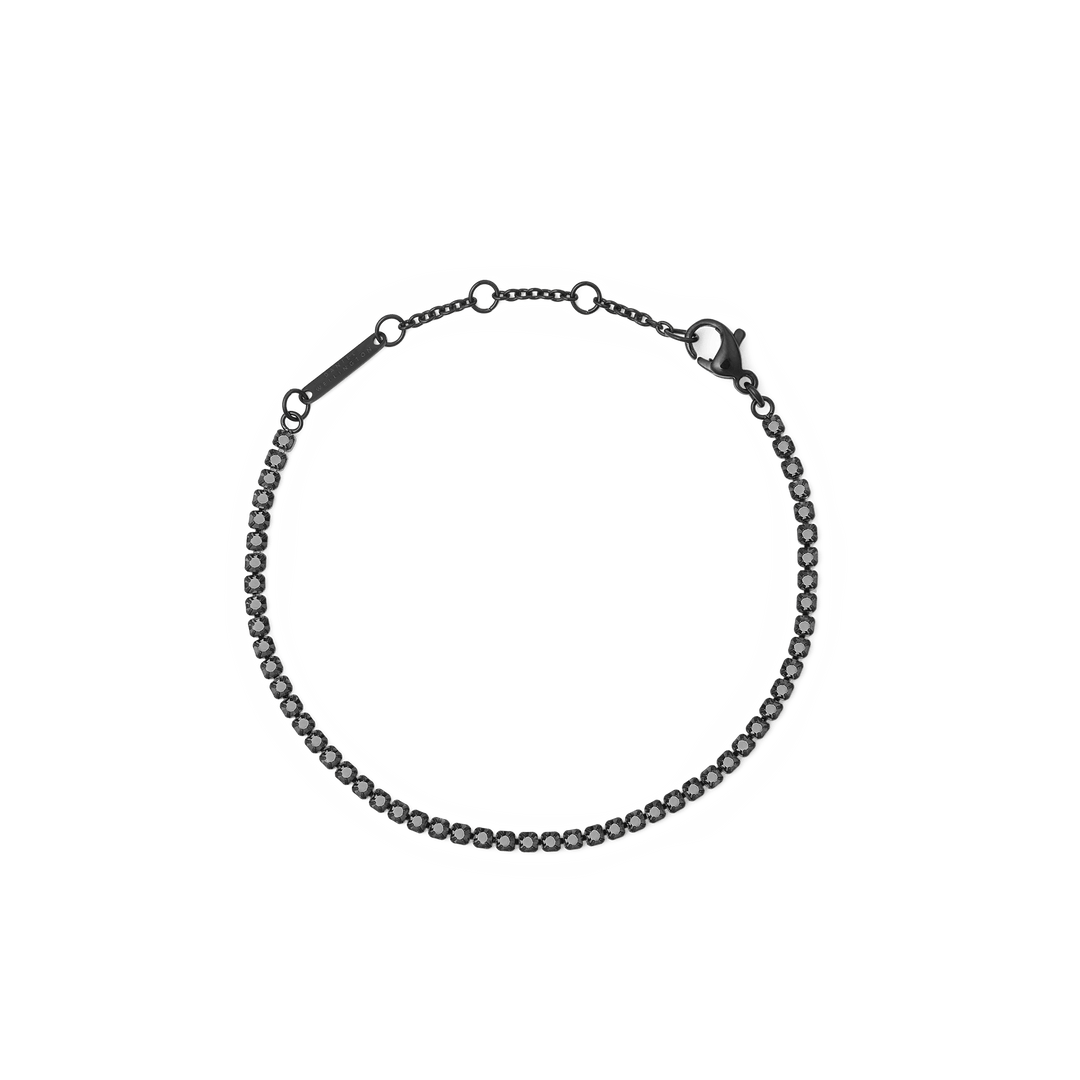 Daniel Wellington Black Crystal Tennis Bracelet - B &amp; S Lyncris Jewellers