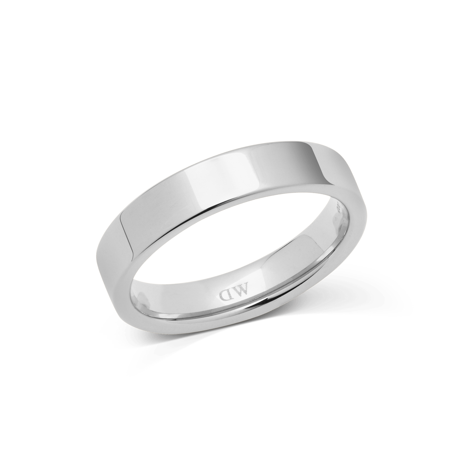 Daniel Wellington Line Ring Polished Silver 4.5mm - B & S Lyncris Jewellers
