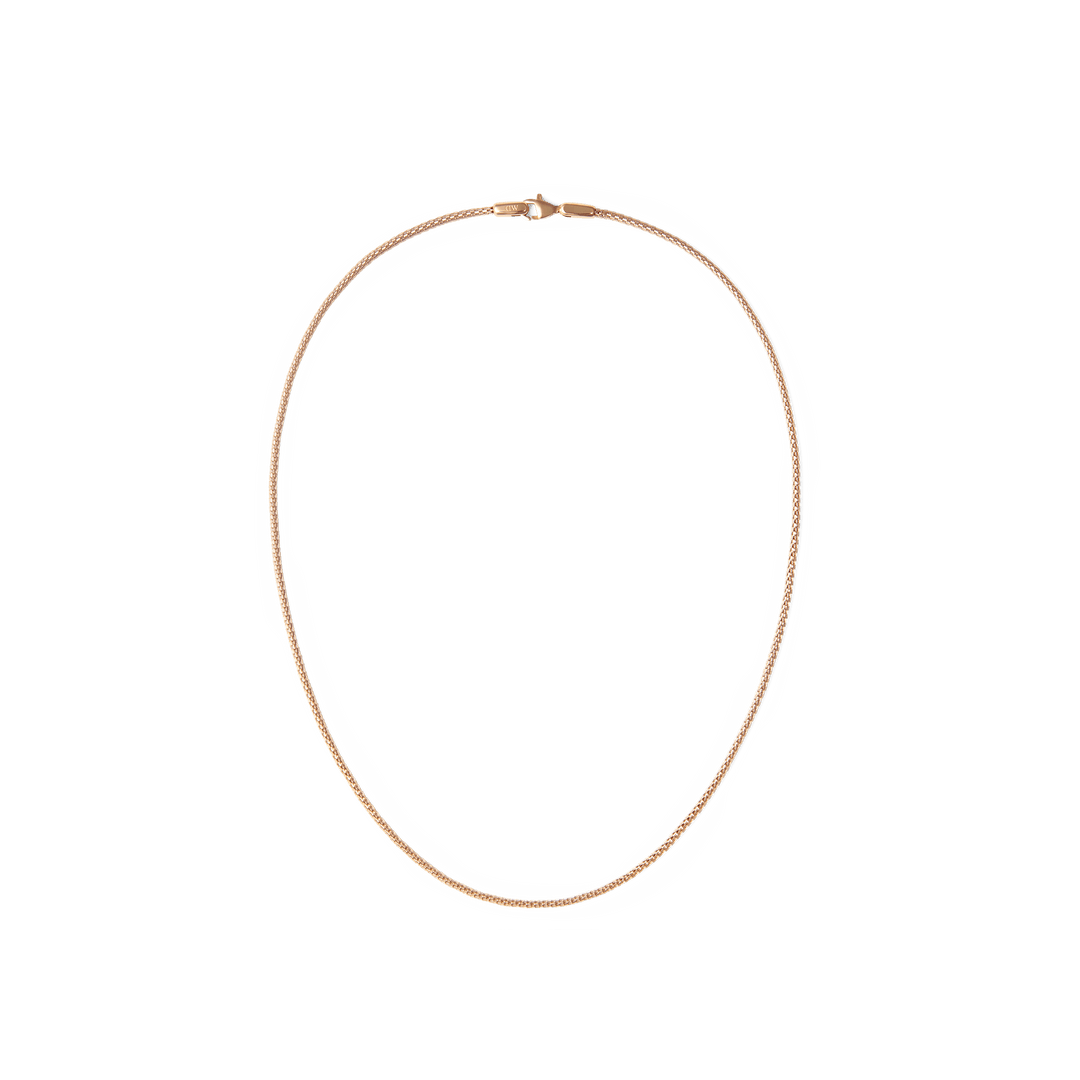 Daniel Wellington Tide Mesh Necklace Rose Gold 1.8