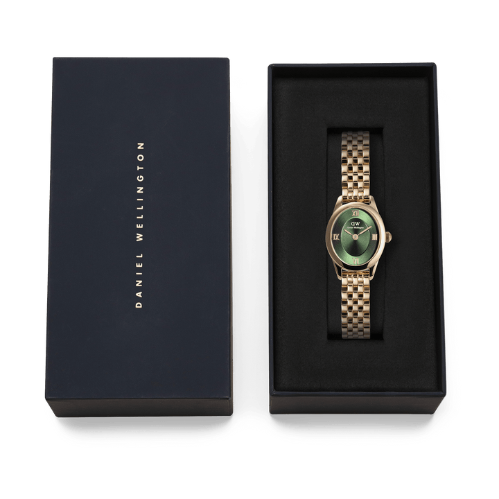 Daniel Wellington Ophelia Mini Emerald Gold Watch