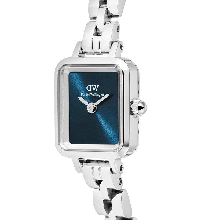 Daniel Wellington Quadro Mini Arch 3-link Arctic Sunray Silver