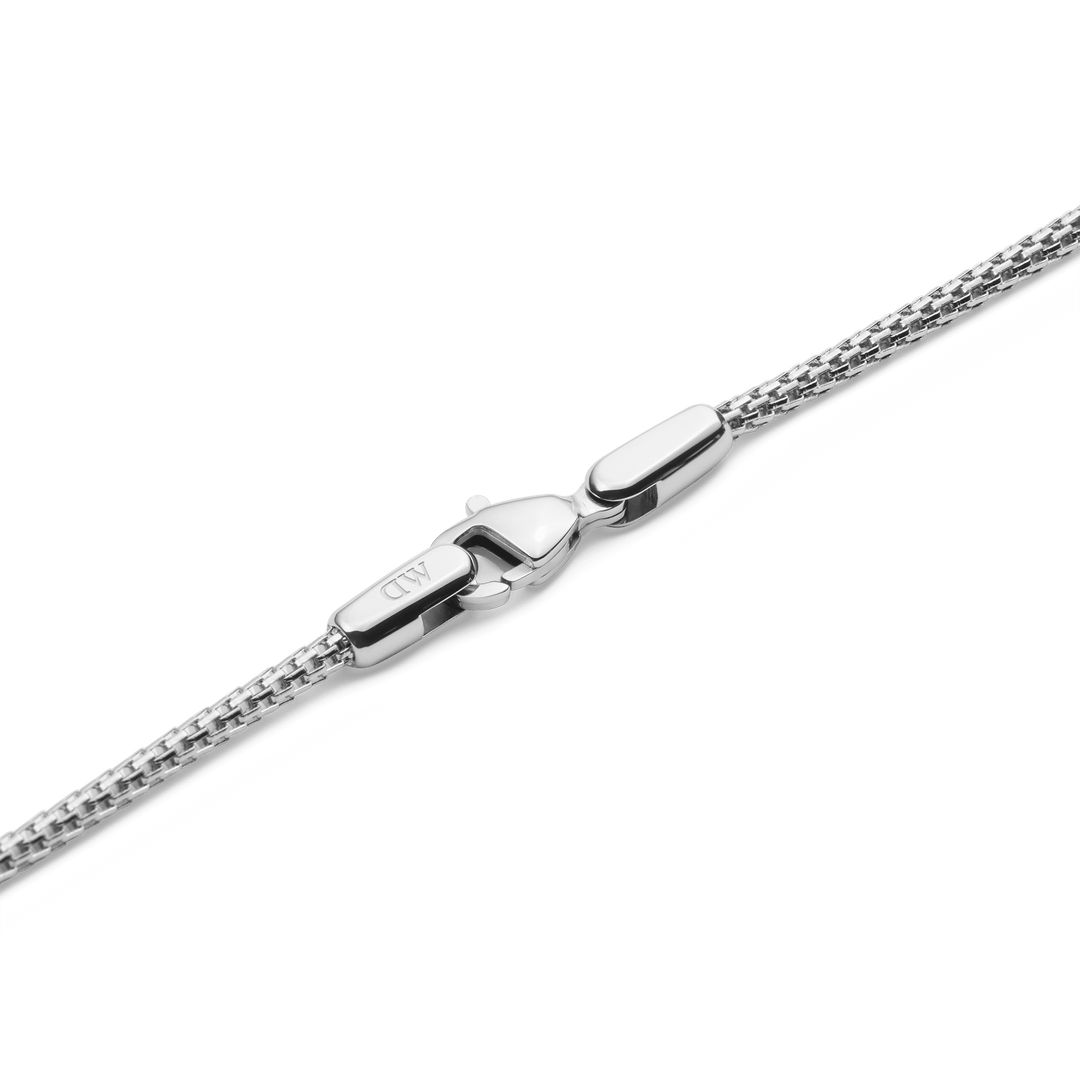 Daniel Wellington Tide Mesh Necklace Silver 1.8